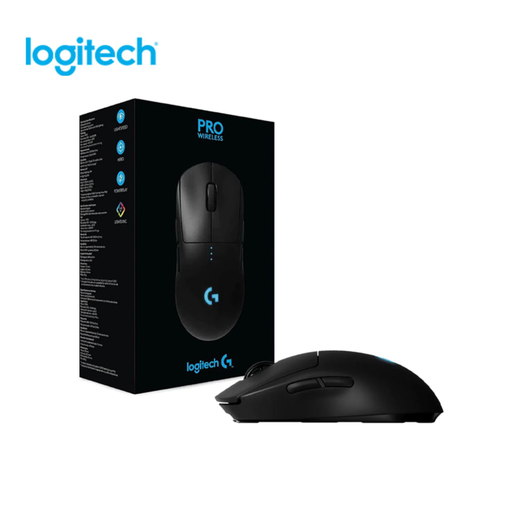 Mouse Logitech G Pro Ligthspeed Wireless Hero 25k Rgb Negro