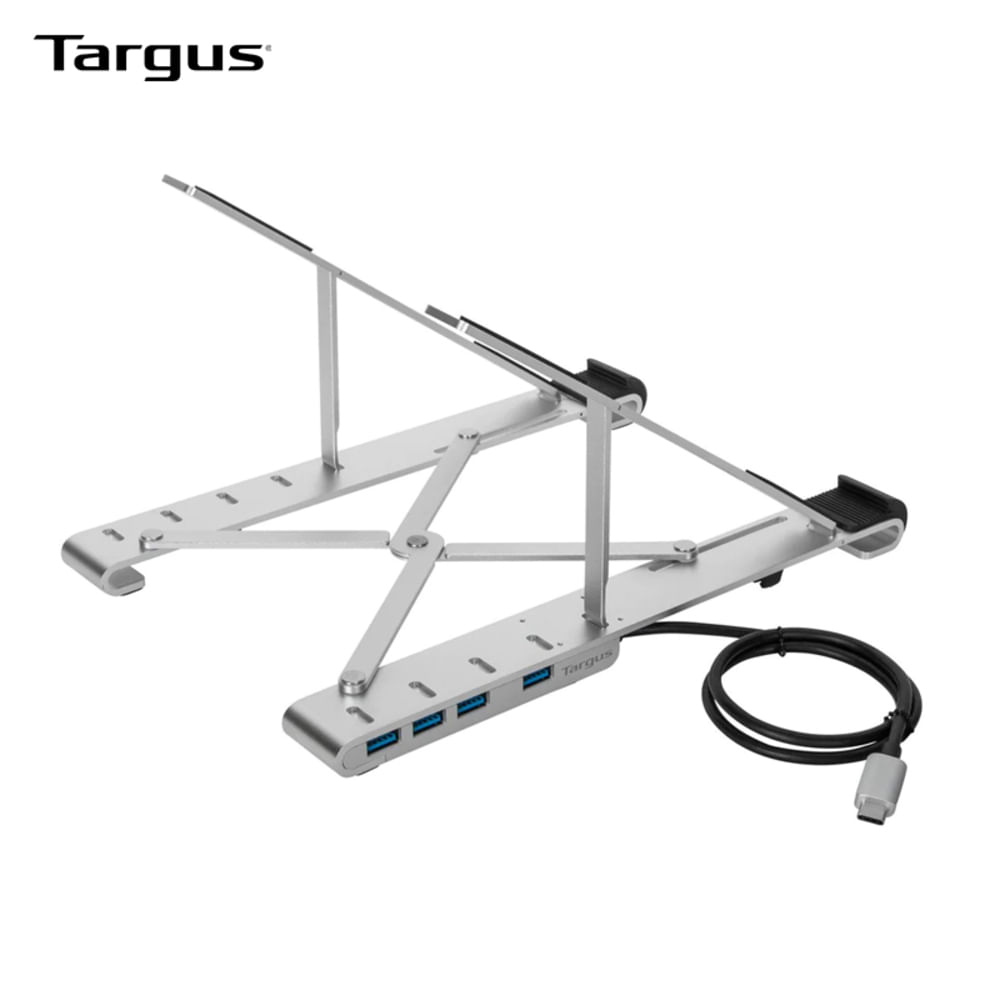 Base Targus P/Notebook 10"-15.6" Con Hub Usb 4-Port Plegable Aluminio