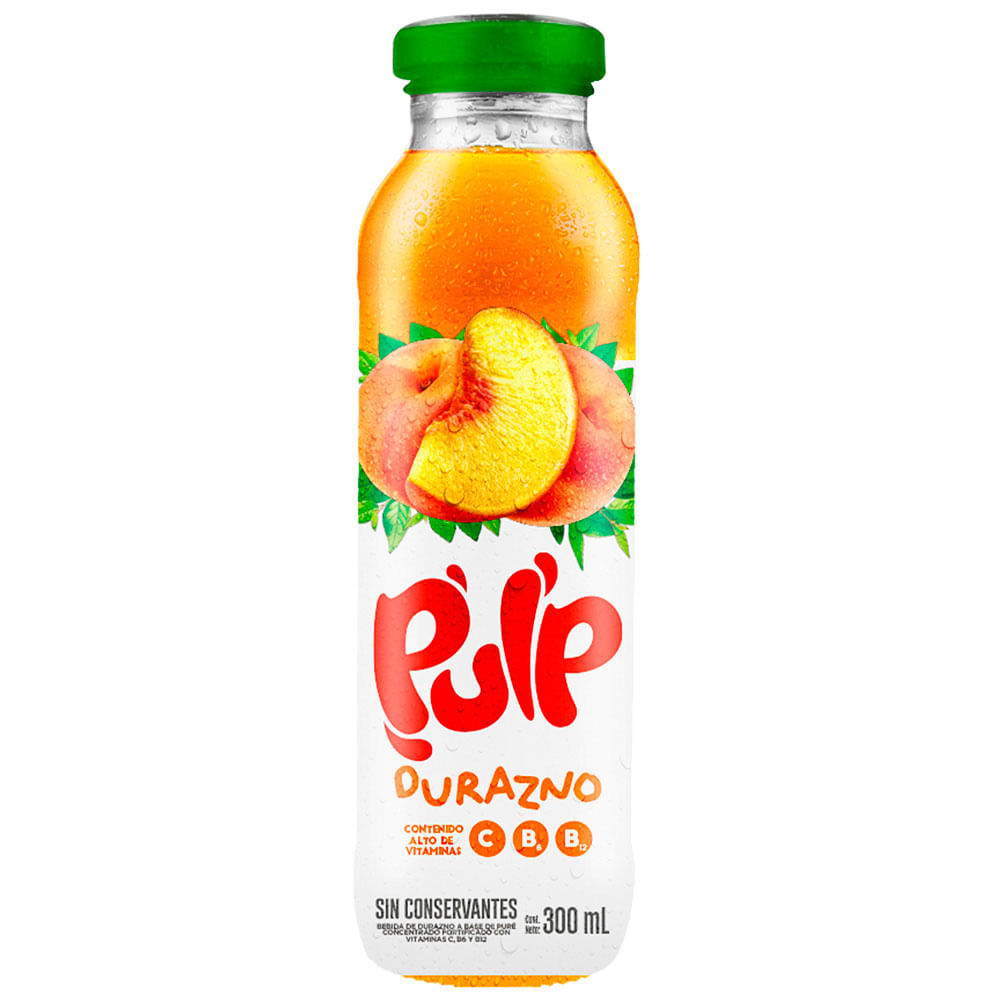 Bebida PULP Durazno Botella 300ml