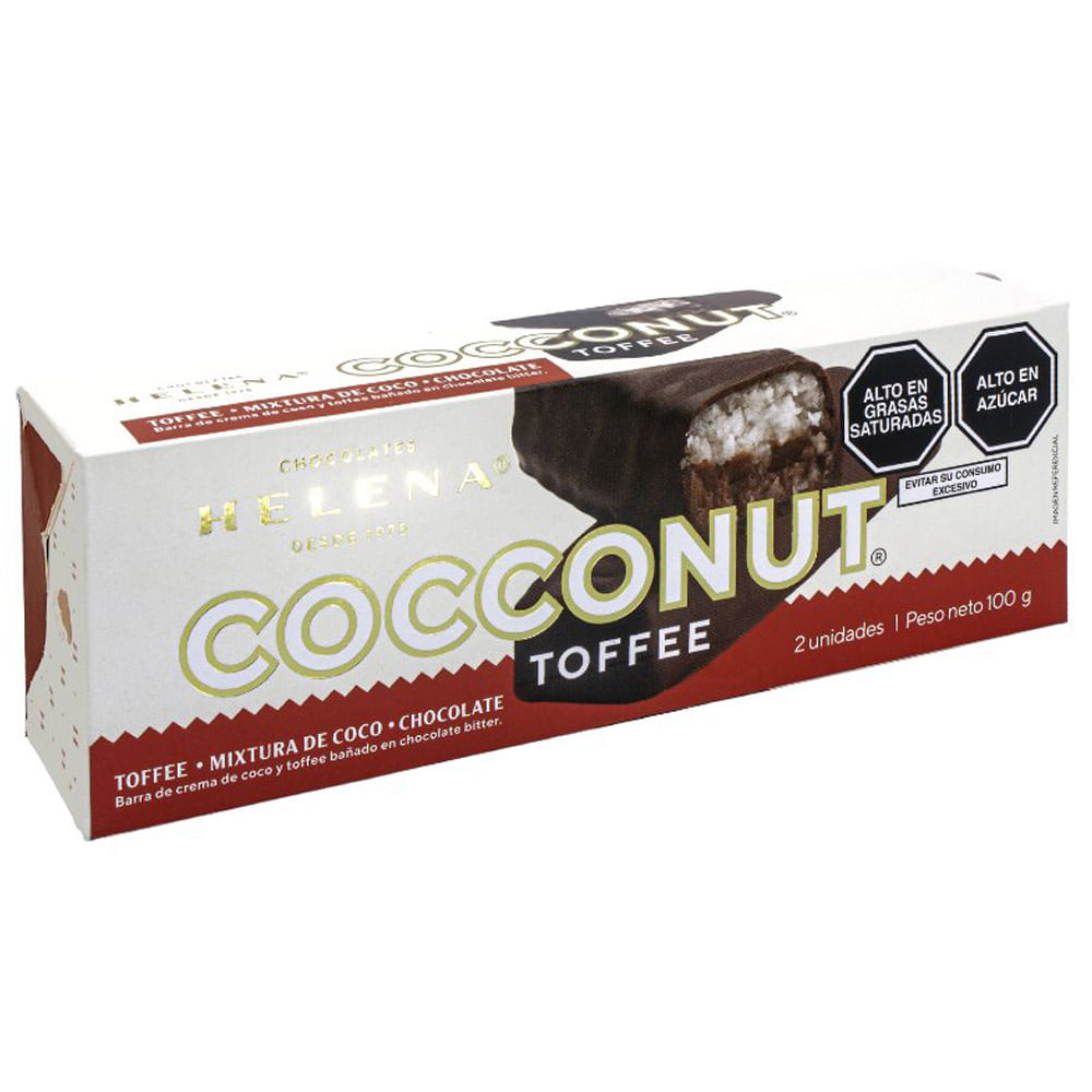 Toffe Peccanroll HELENA Coconut Caja 100g