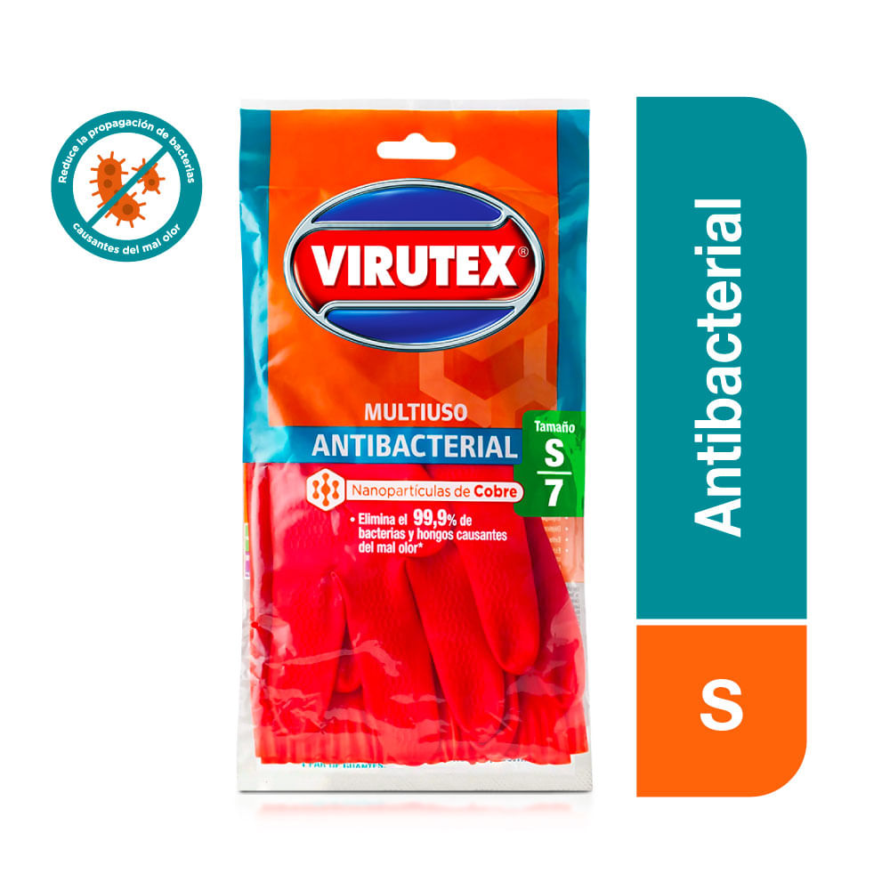 Guante VIRUTEX Antibacterial Cobre S 2un
