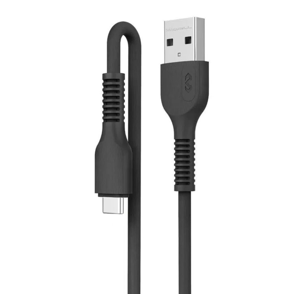 Cable Usb Tipo C 2.4a Negro Miccell