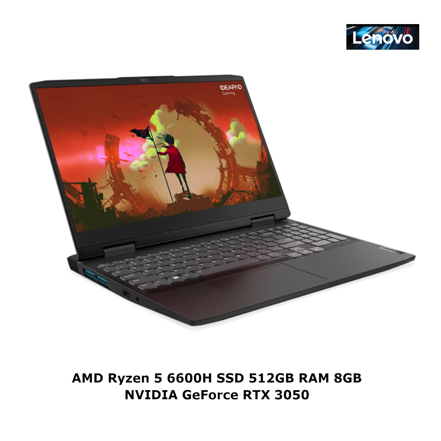 Laptop Lenovo IdeaPad Gaming 3 Ryzen 5 RTX3050 IPS 15.6" 120Hz FHD SSD 512GB RAM 16GB W11H