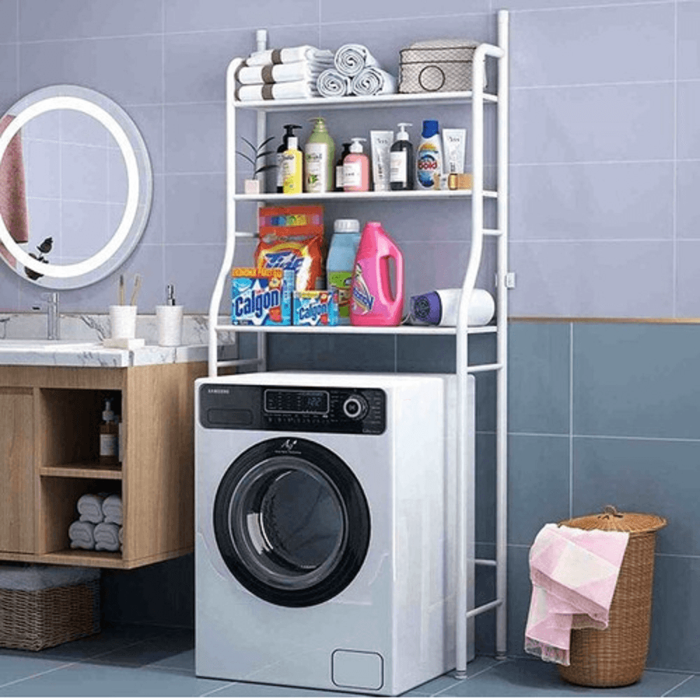 Organizador Estante para Lavadora Rack Washing Blanco