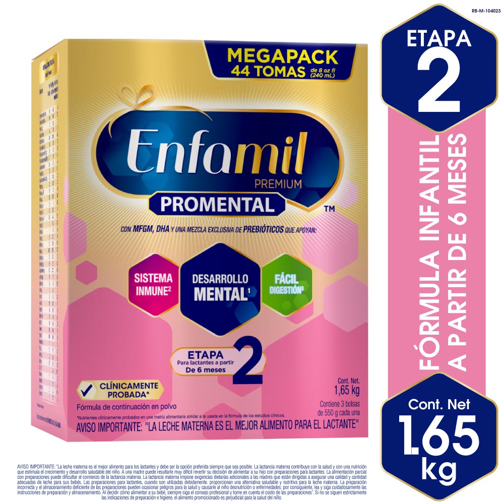 Fórmula Infantil ENFAMIL 2 Caja 1.65Kg