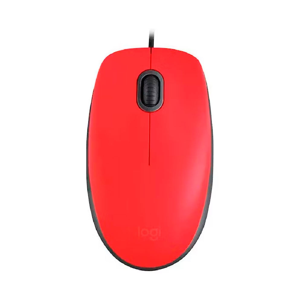 Mouse Logitech M110 Silet Optico Usb Rojo