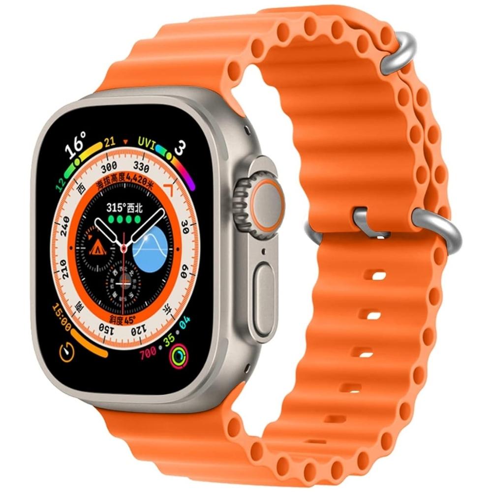 Reloj Smartwatch Serie 8 de 49mm con Receptor de Llamadas Naranja - B66