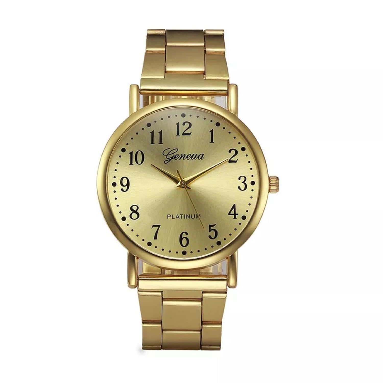 Reloj de pulsera P/ Mujer Geneva Mod. Amarillo Elegant - Genieka