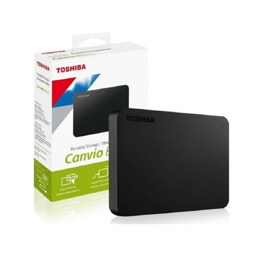 Disco Externo 2TB Toshiba Canvio Basics USB 3.0 Negro