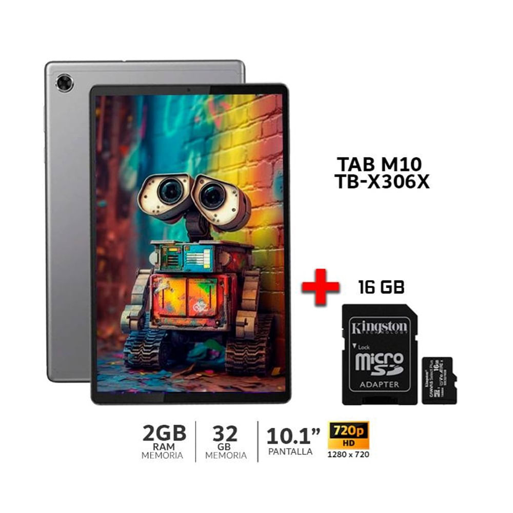 Tablet Lenovo M10 HD TB-X306X 32GB 2GB Gris