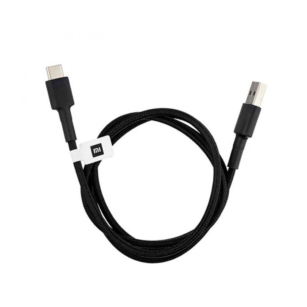 Cable usb Tipo-c Xiaomi mi braided usb 100cm negro