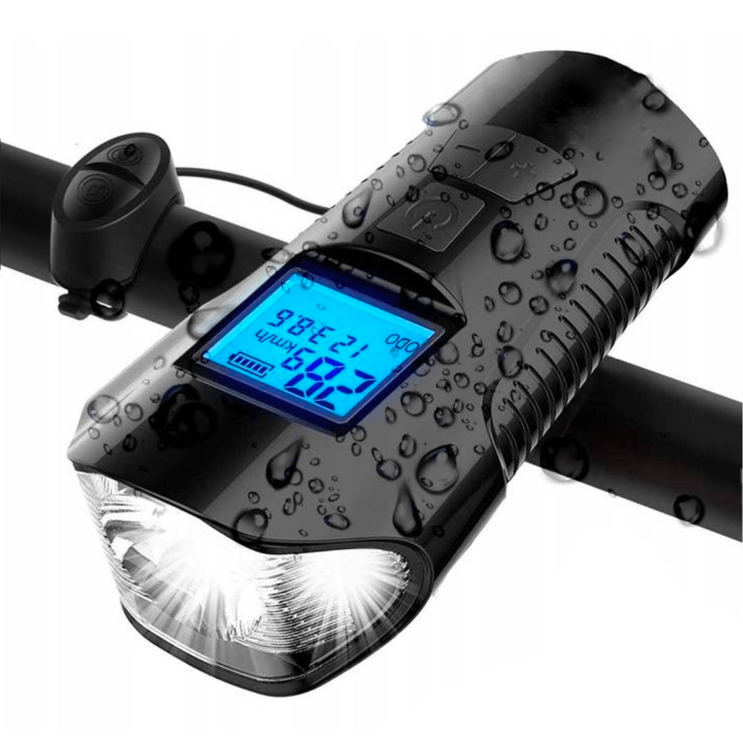 Luz de Seguridad con Bocina para Bicicleta 6 Sonidos FY-317