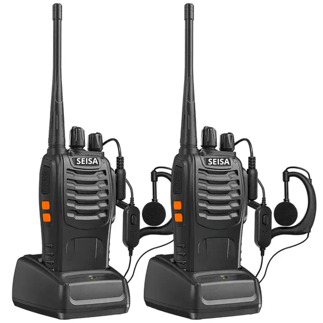 Walkie Talkie 2 uds SEISA Original Transmisor Receptor de Radio 2 Vias