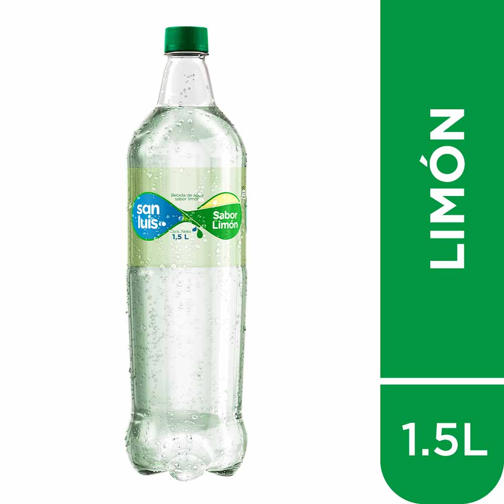 Agua sin Gas SAN LUIS Limón Botella 1.5L