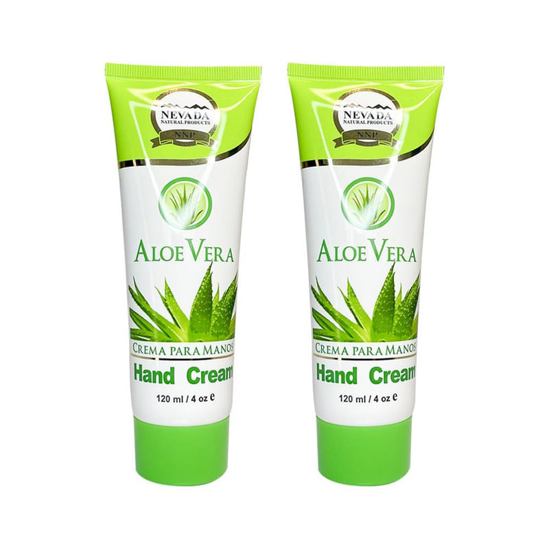 Crema para Manos de Aloe Vera Nevada 120ml 2 Unidades