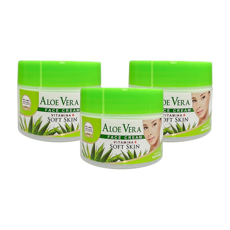 Crema Facial de Aloe Vera Nevada 50ml 3 Unidades