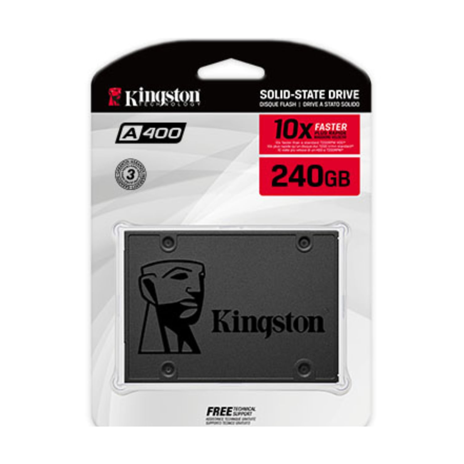 SSD Disco Solido Kingston A400 240GB 2.5" Sata 3