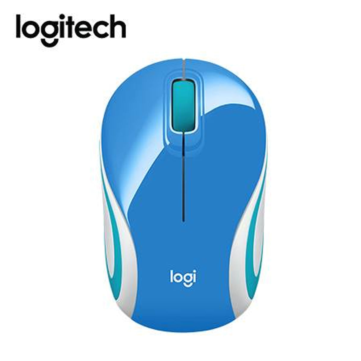 Mouse Logitech M187 Mini Inalámbrico Azul