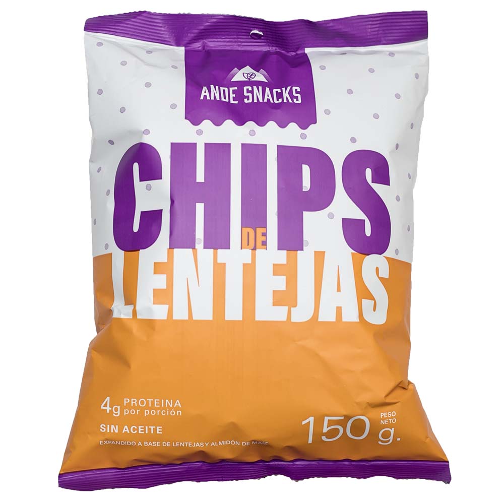Chips de Lentejas ANDE BAR Bolsa 150g