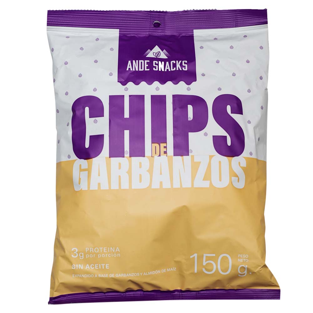 Chips de Garbanzos ANDE BAR Bolsa 150g
