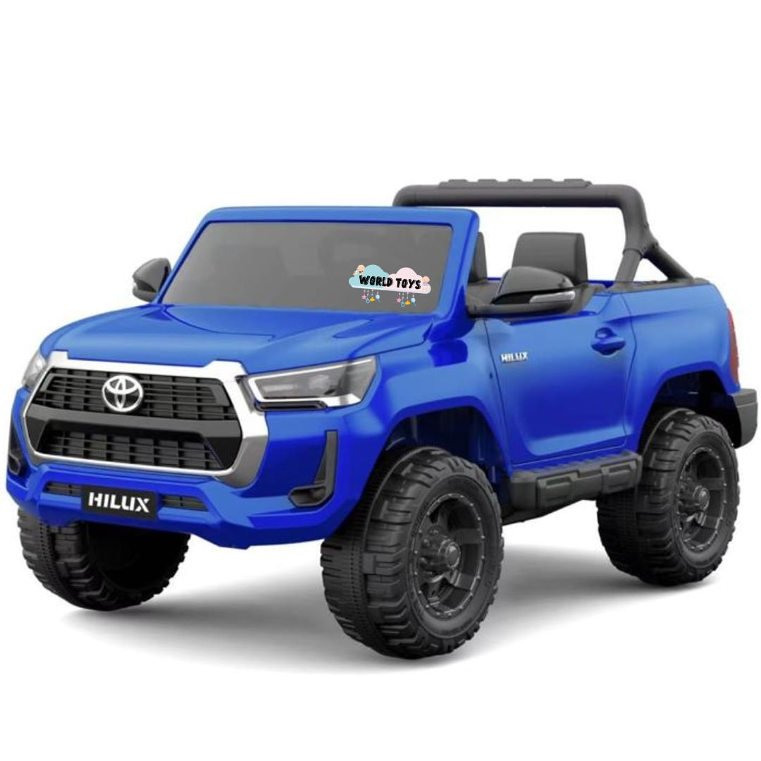 Carro a Batería para Niños 4 x 4 «HILUX NEW» con Pantalla Azul
