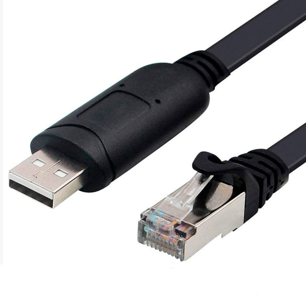 Cable USB a RJ45 NETCOM RS232 Consola Ethernet Red 1.80 Metros