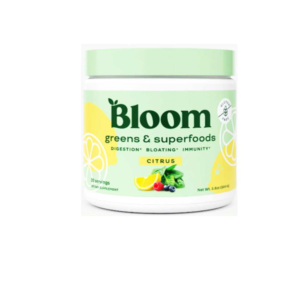 Suplemento Bloom Nutrition Greens & Superfoods Citrus