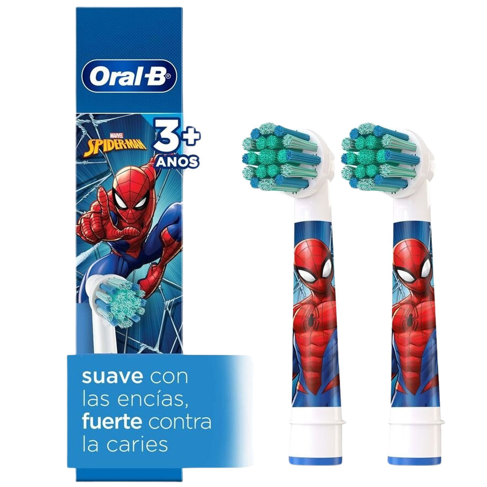 Cabezales de Repuestos Spiderman ORAL-B Caja 2un