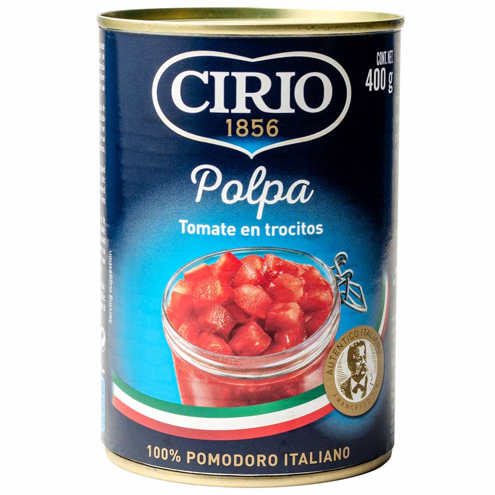Passata con Tomate en Trozos CIRIO Lata 400g