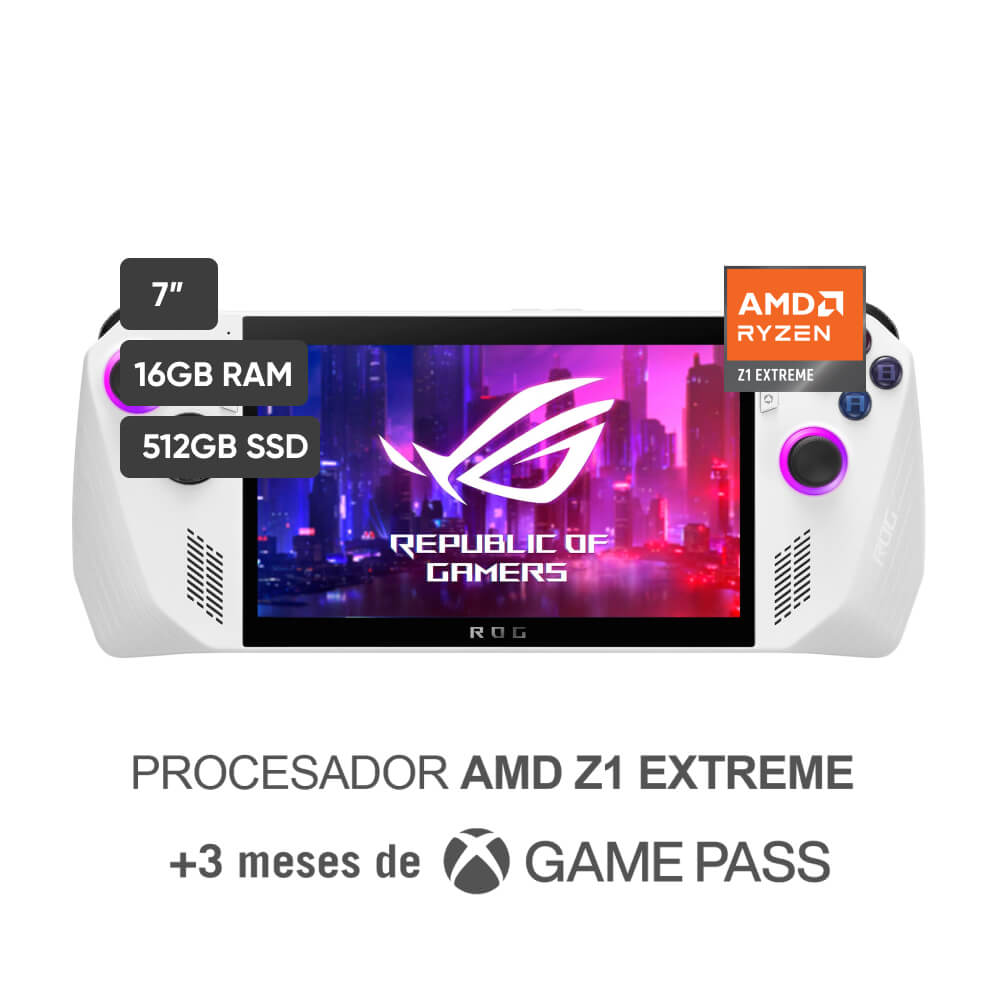 Consola ASUS Rog Ally Z1 Extreme 7" 512GB 16GB