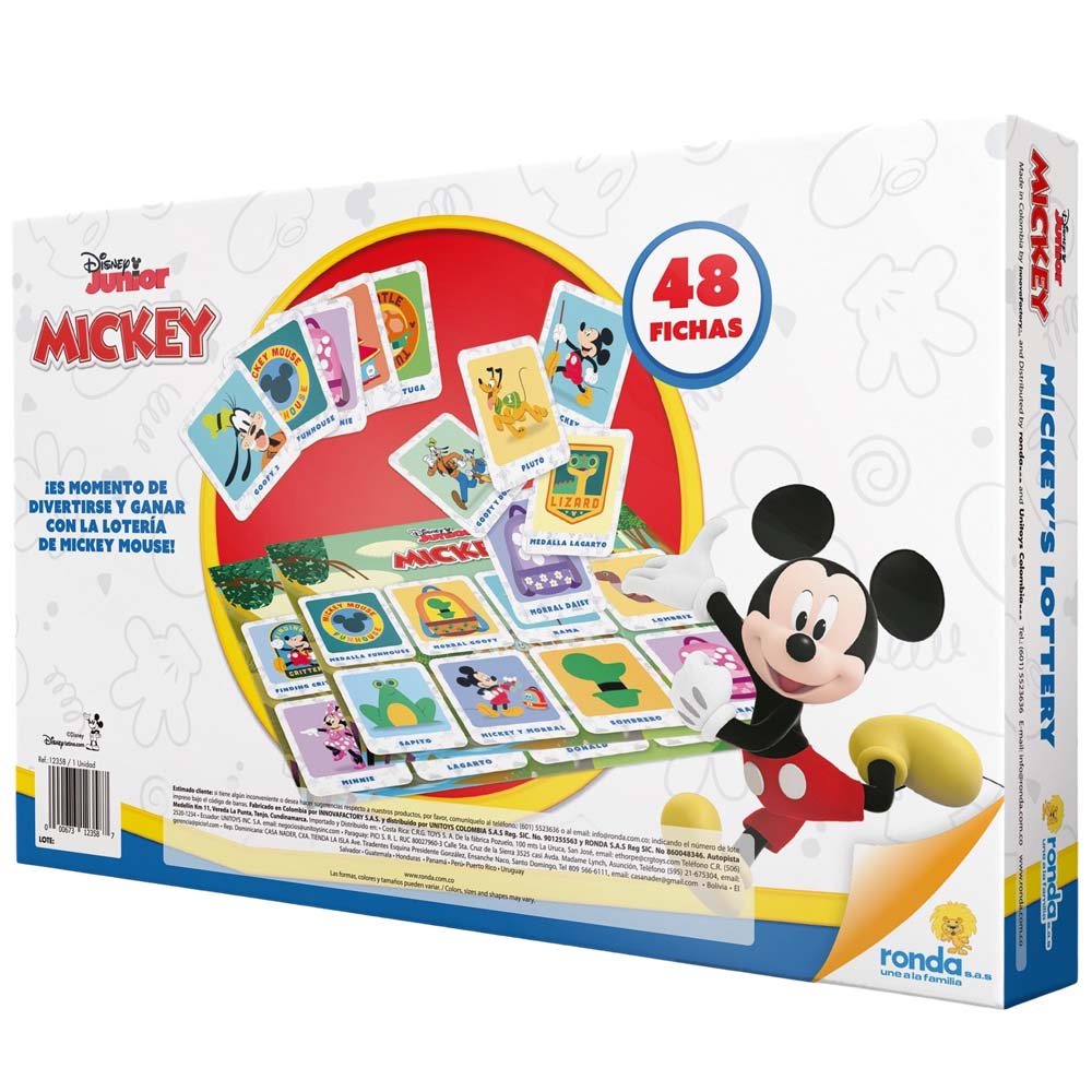 Juego de Mesa RONDA Lotería Mickey Mouse 12358