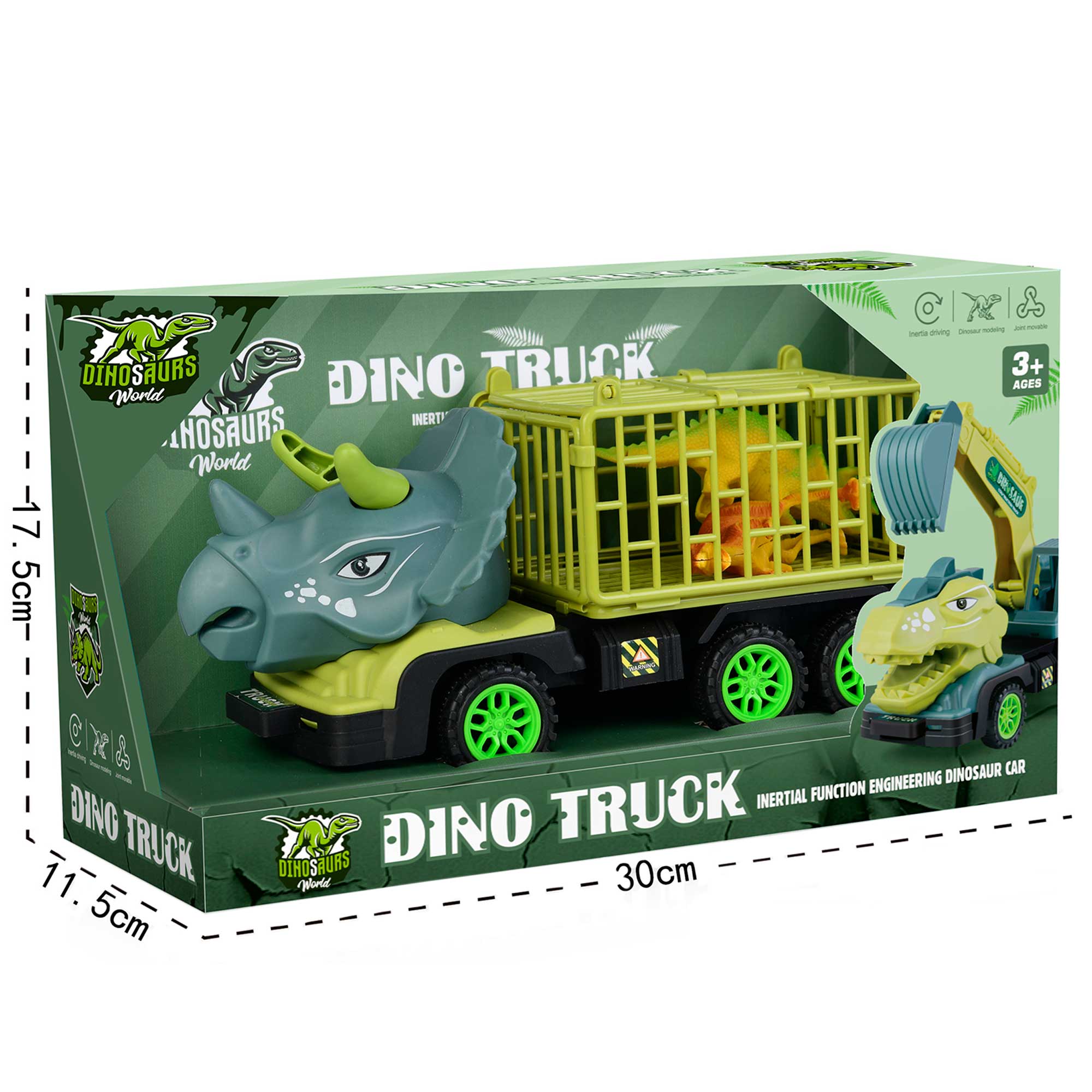 Auto a Fricción HUANGER Dinosaurios 998A-7