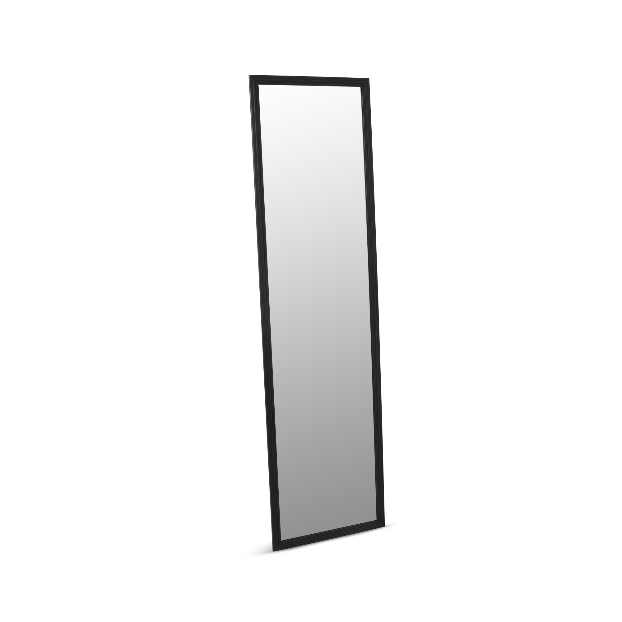 Espejo básico 123.5 x 33.5 cm Negro