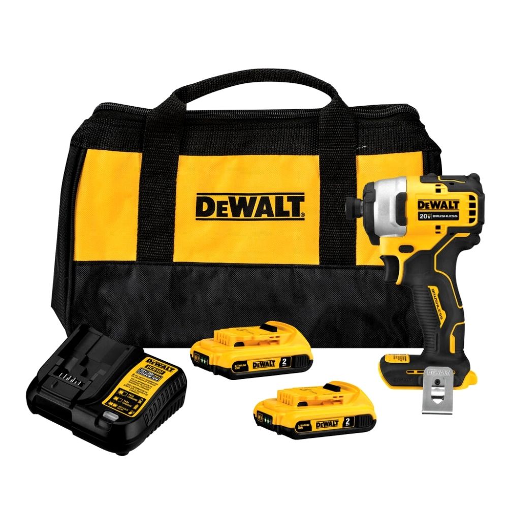 Atornillador de Impacto 1/4" 20V BRUSHLESS ATOMIC DCF809D2 Dewalt