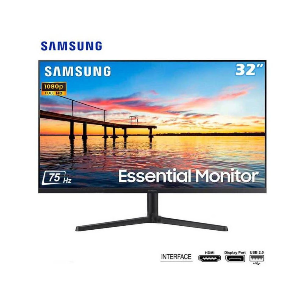 Monitor Samsung Gamer LS32B300NWNXGO 32' FULL HD 75HZ 8MS HDMI