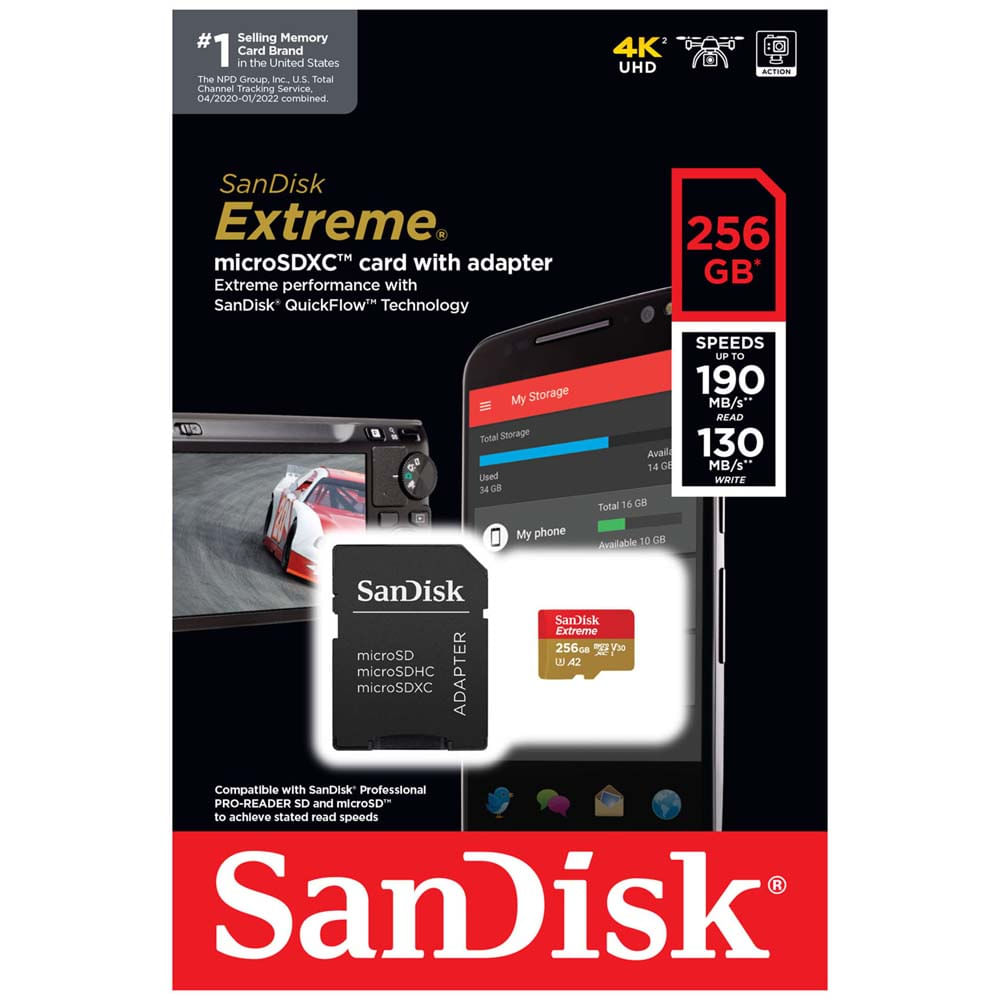Tarjeta SANDISK microSD UHS-I 256GB