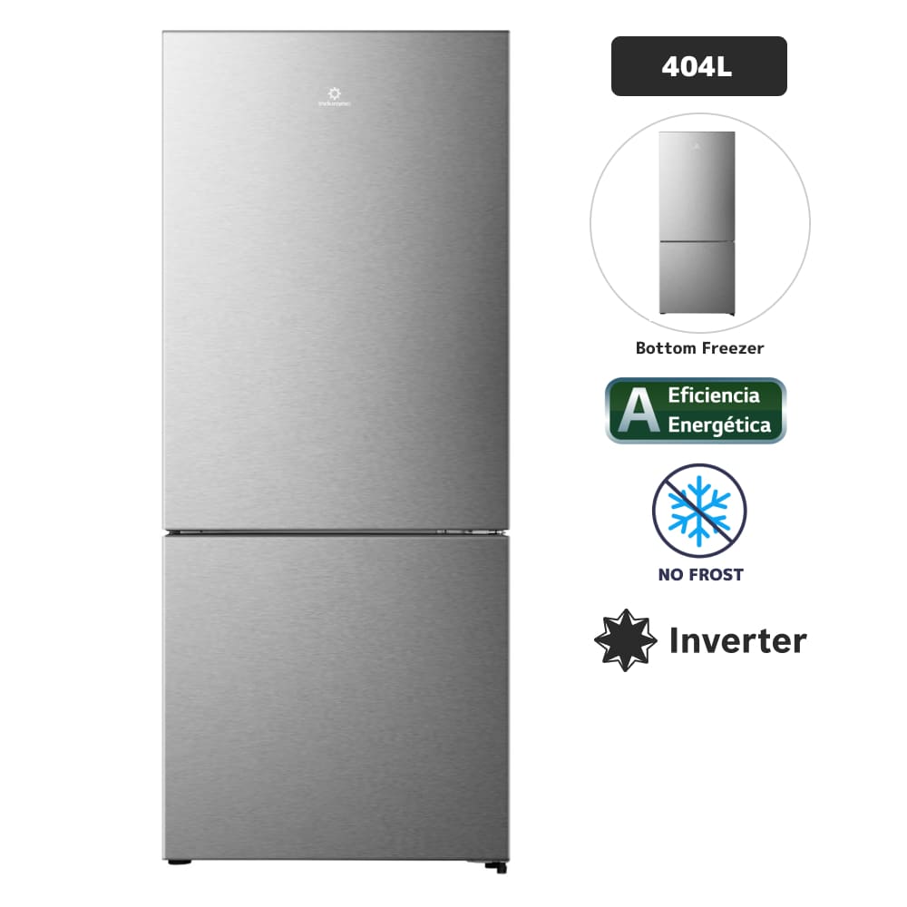 Refrigeradora INDURAMA 404L No Frost RI-698 Croma