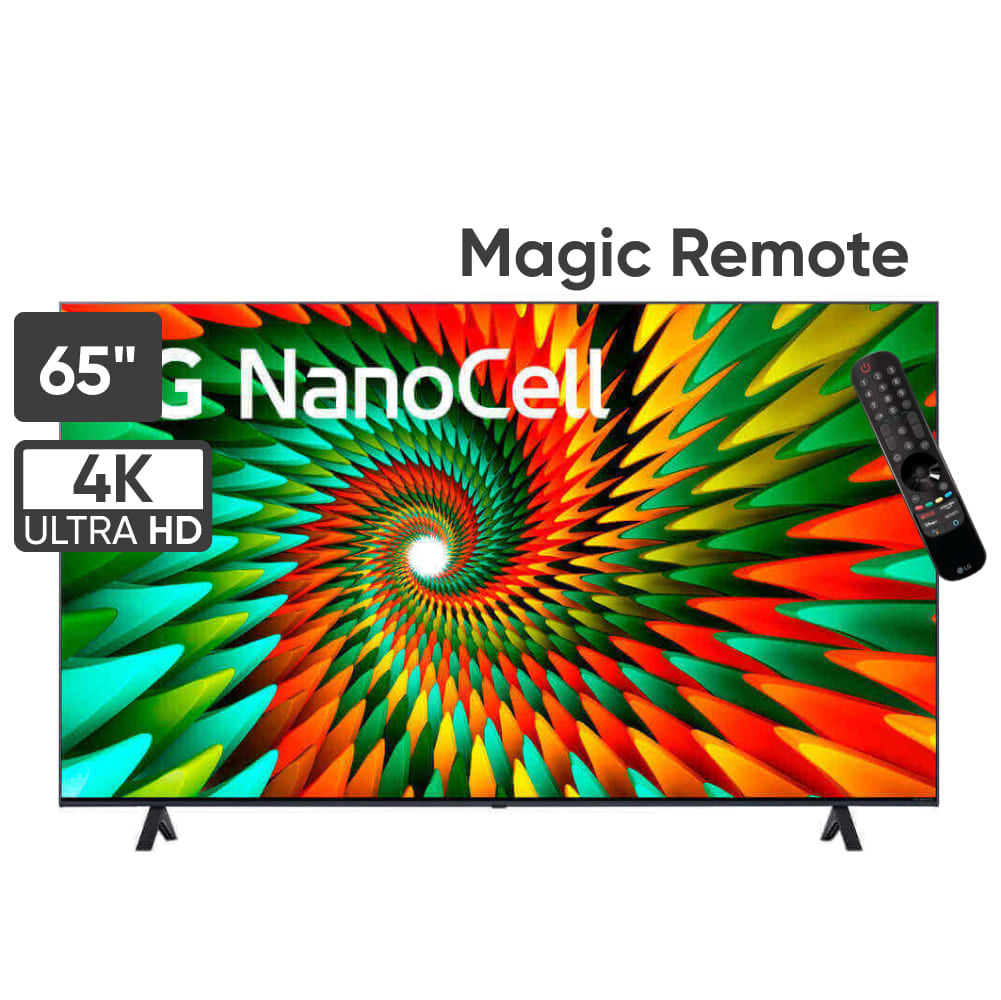 Televisor LG NanoCell 65" UHD 4K ThinQ AI 65NANO77SRAZ