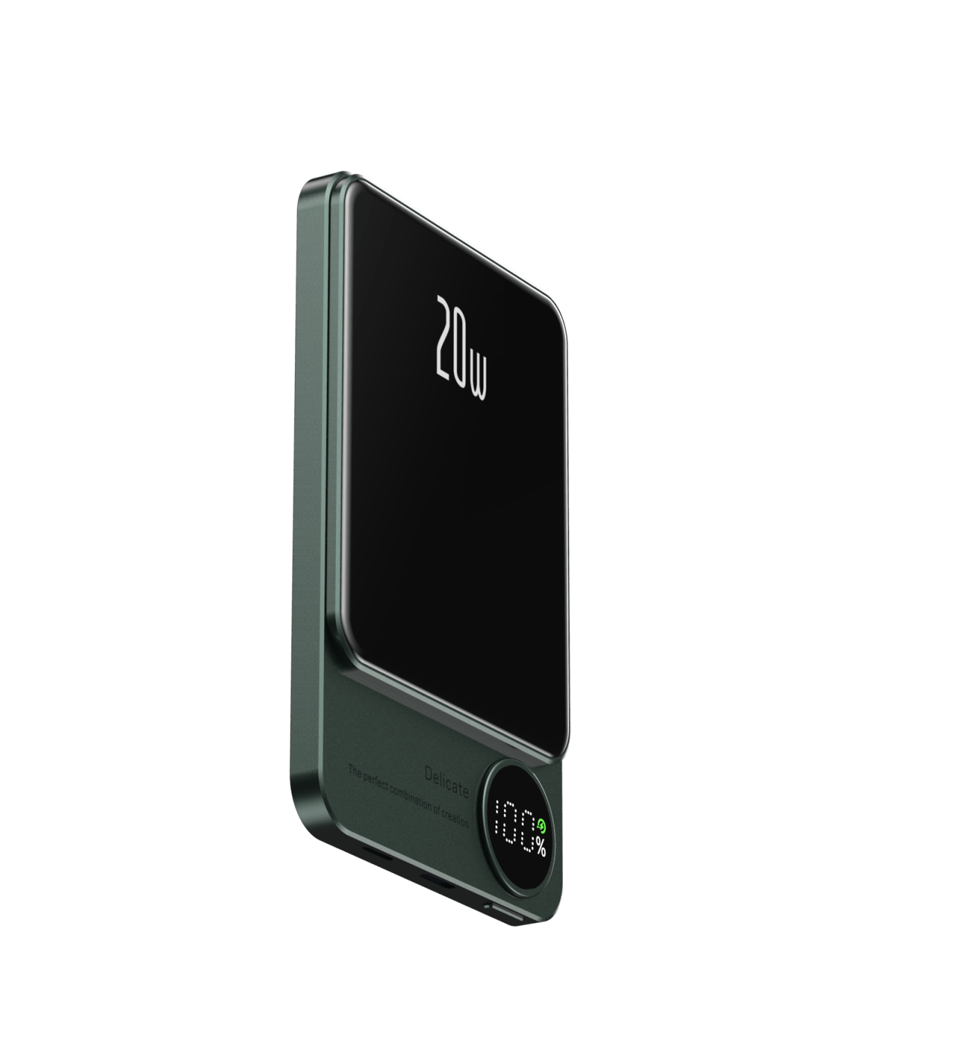 Batería Generico Magnético IPHONE SAMSUNG Android Verde 5,000 mA
