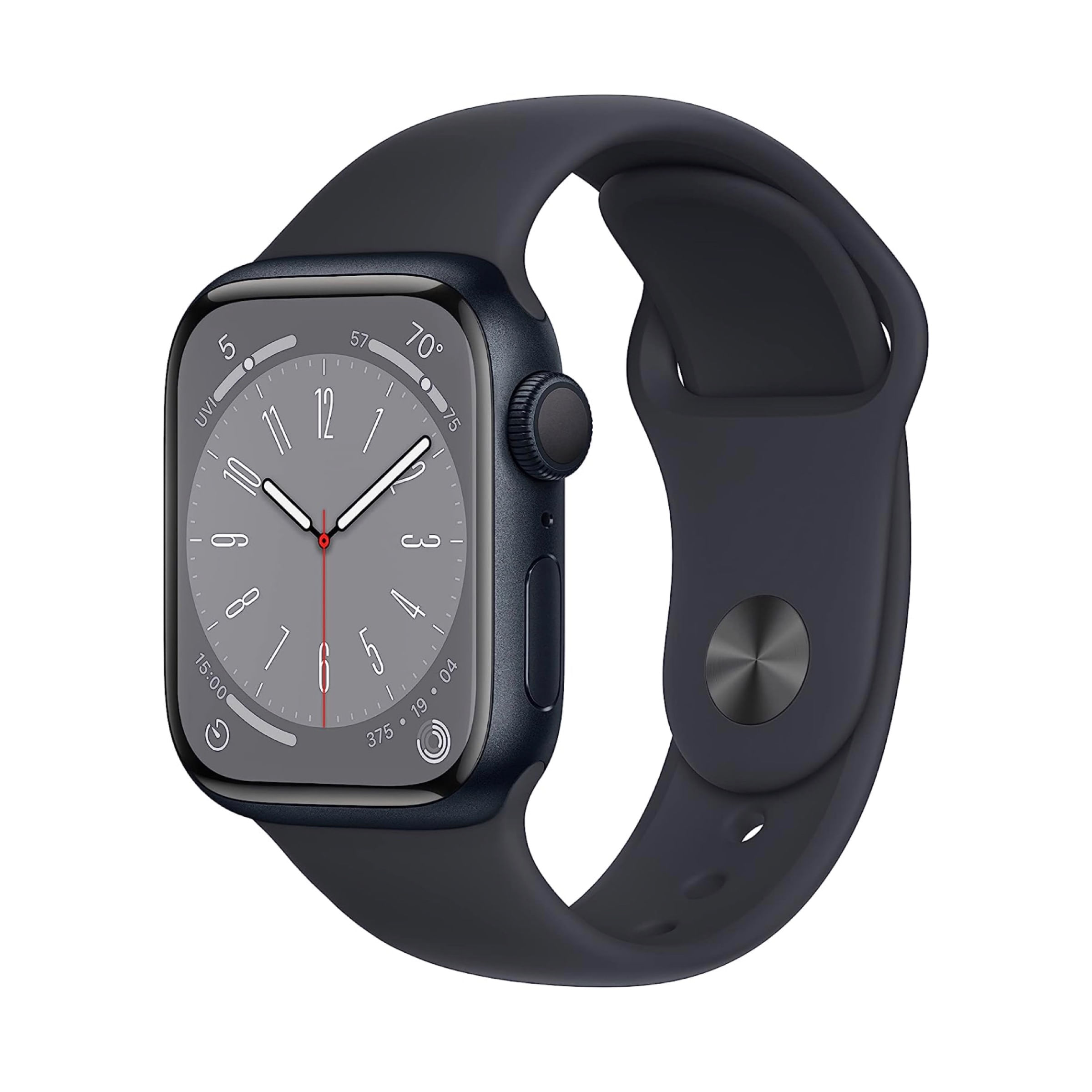 Apple Watch Series 8 Gps 41mm Midnight Sport Band Gris Talla S/M