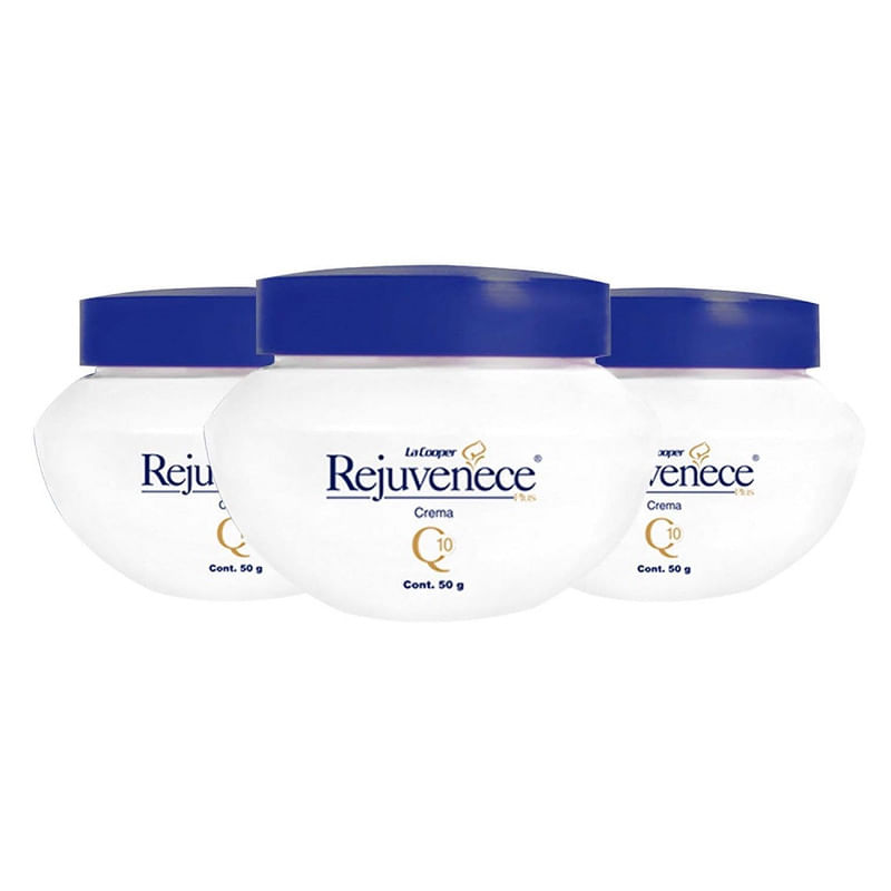 Rejuvenece Plus Crema Q10 Retinol y Coenzima 3 Unidades