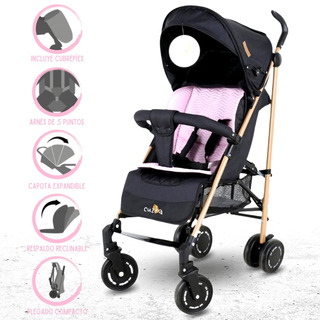 Coche Bastón Baby Craft Evo Pink