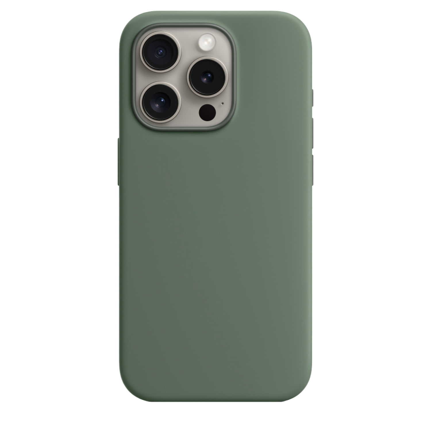 Case De Silicona Para Iphone 15 Pro Max Verde