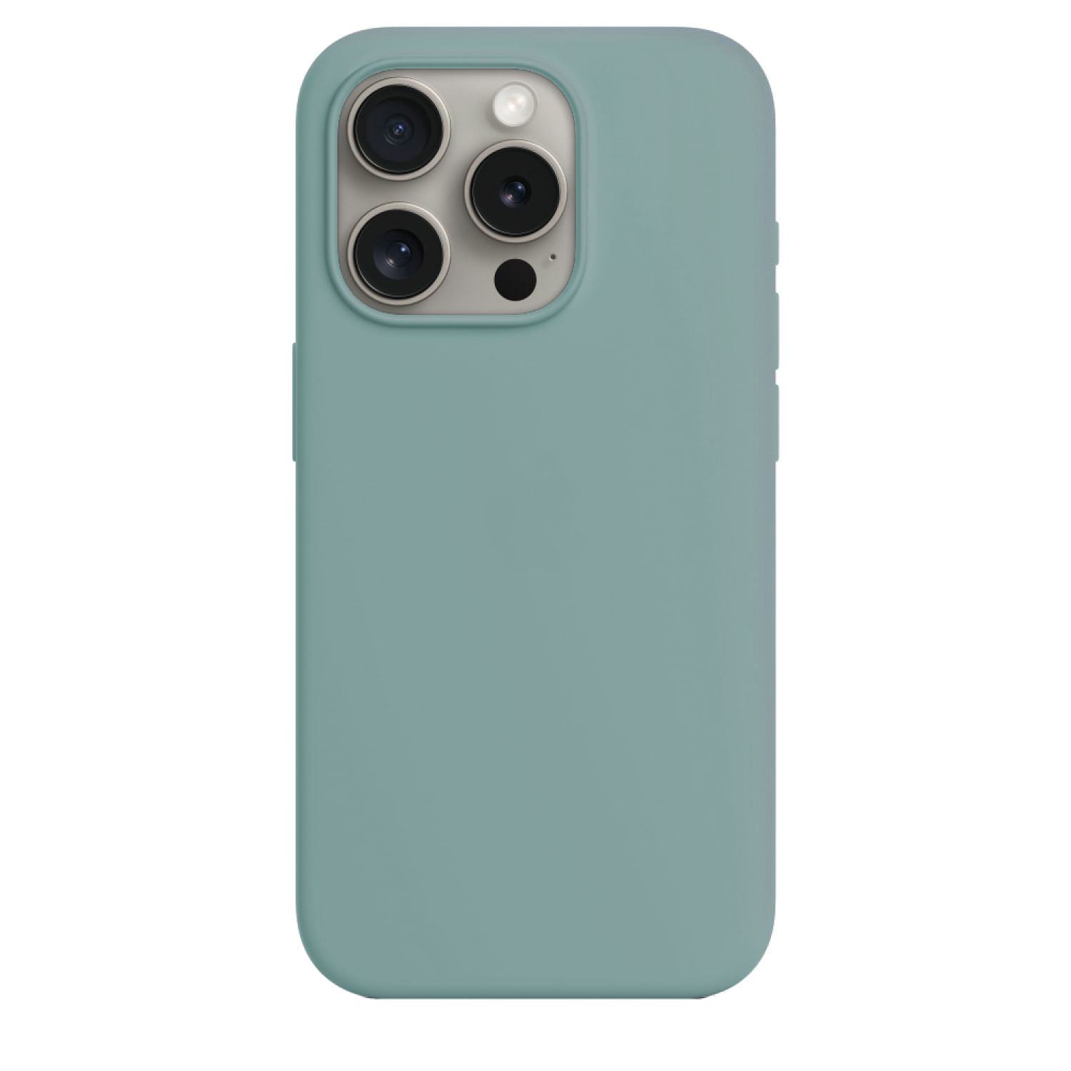 Case De Silicona Para Iphone 15 Pro Verde Claro