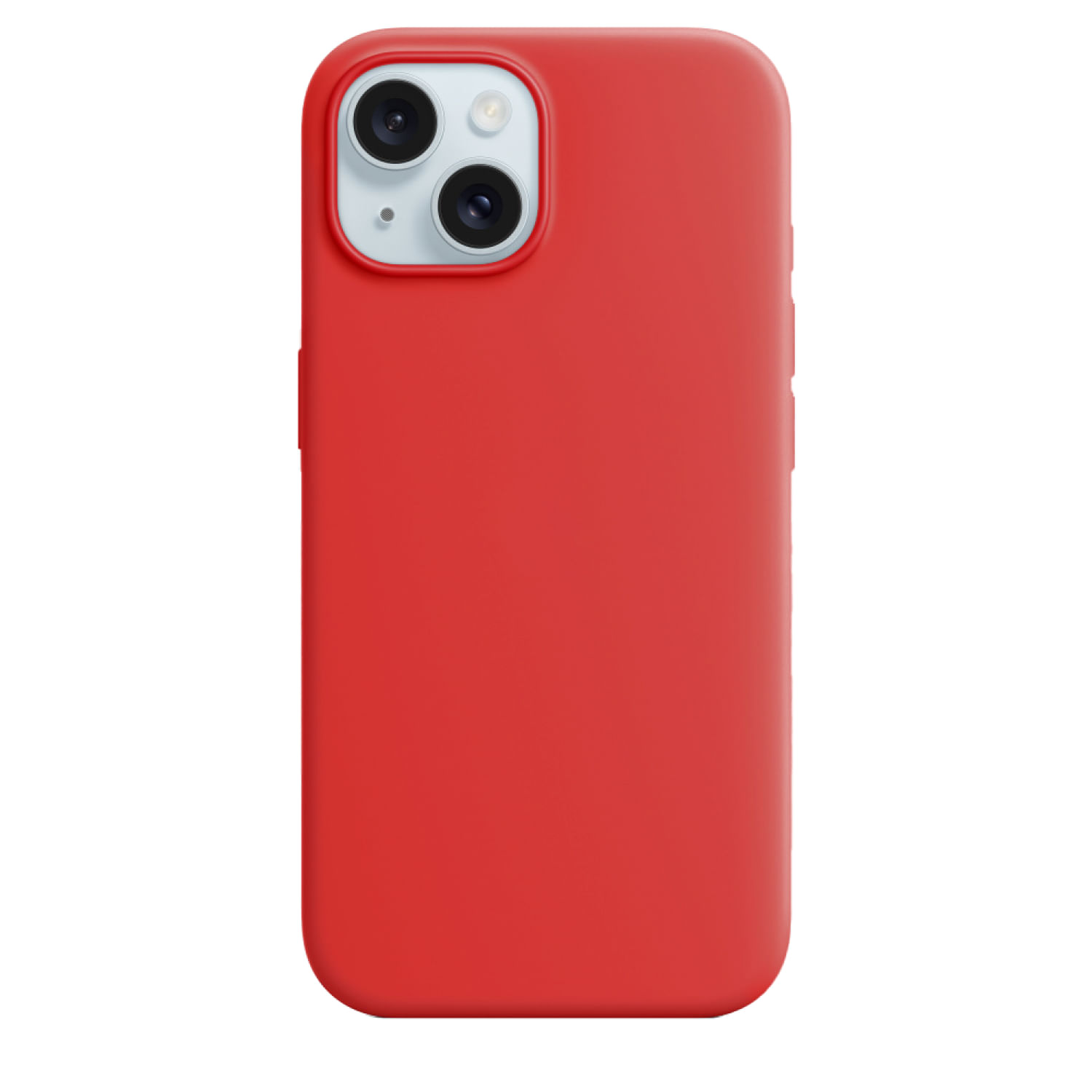 Case De Silicona Para Iphone 15 Rojo