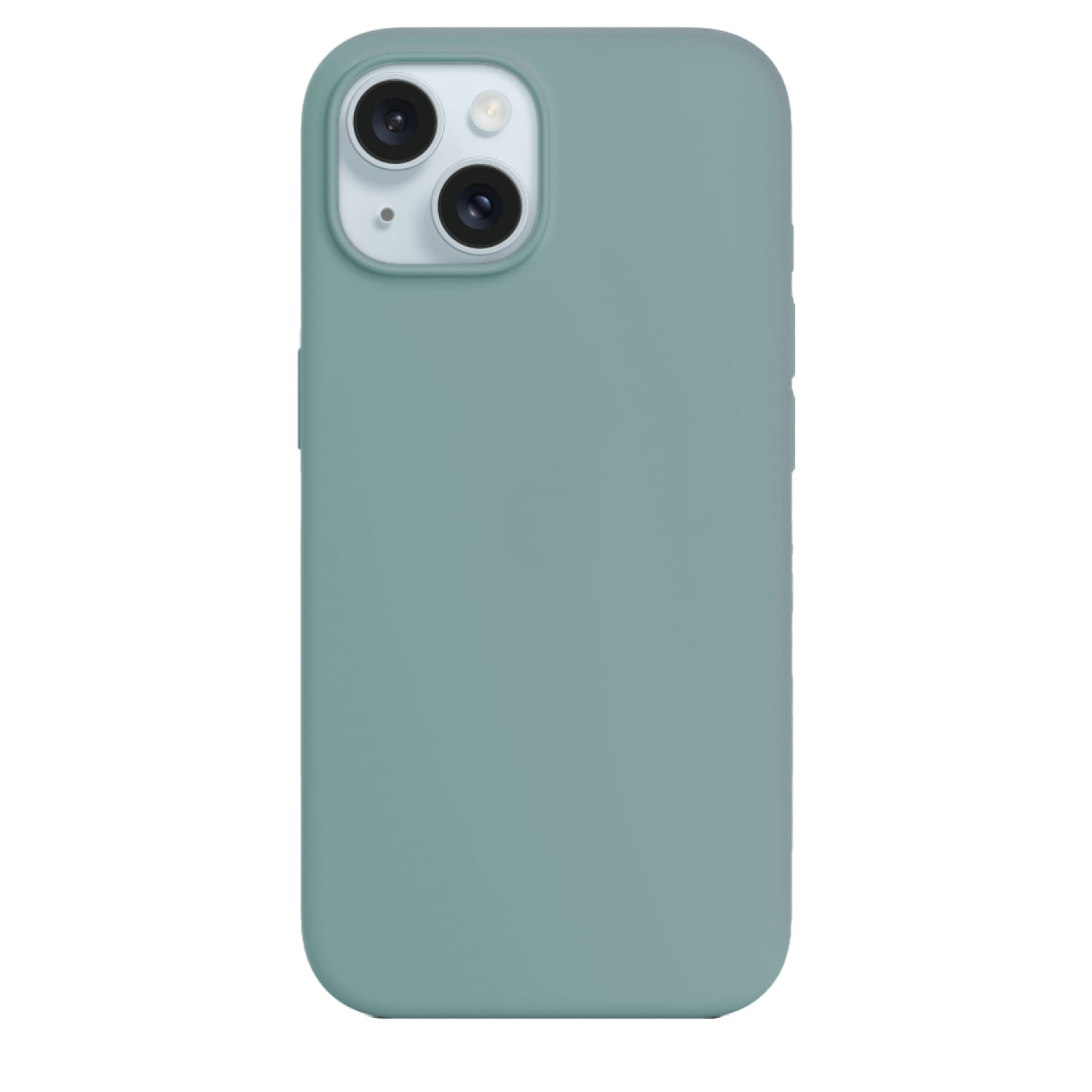 Case De Silicona Para Iphone 15 Verde Claro