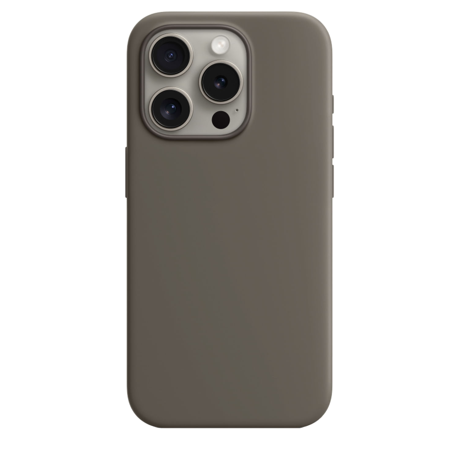 Case De Silicona Para Iphone 15 Pro Max Verde oscuro