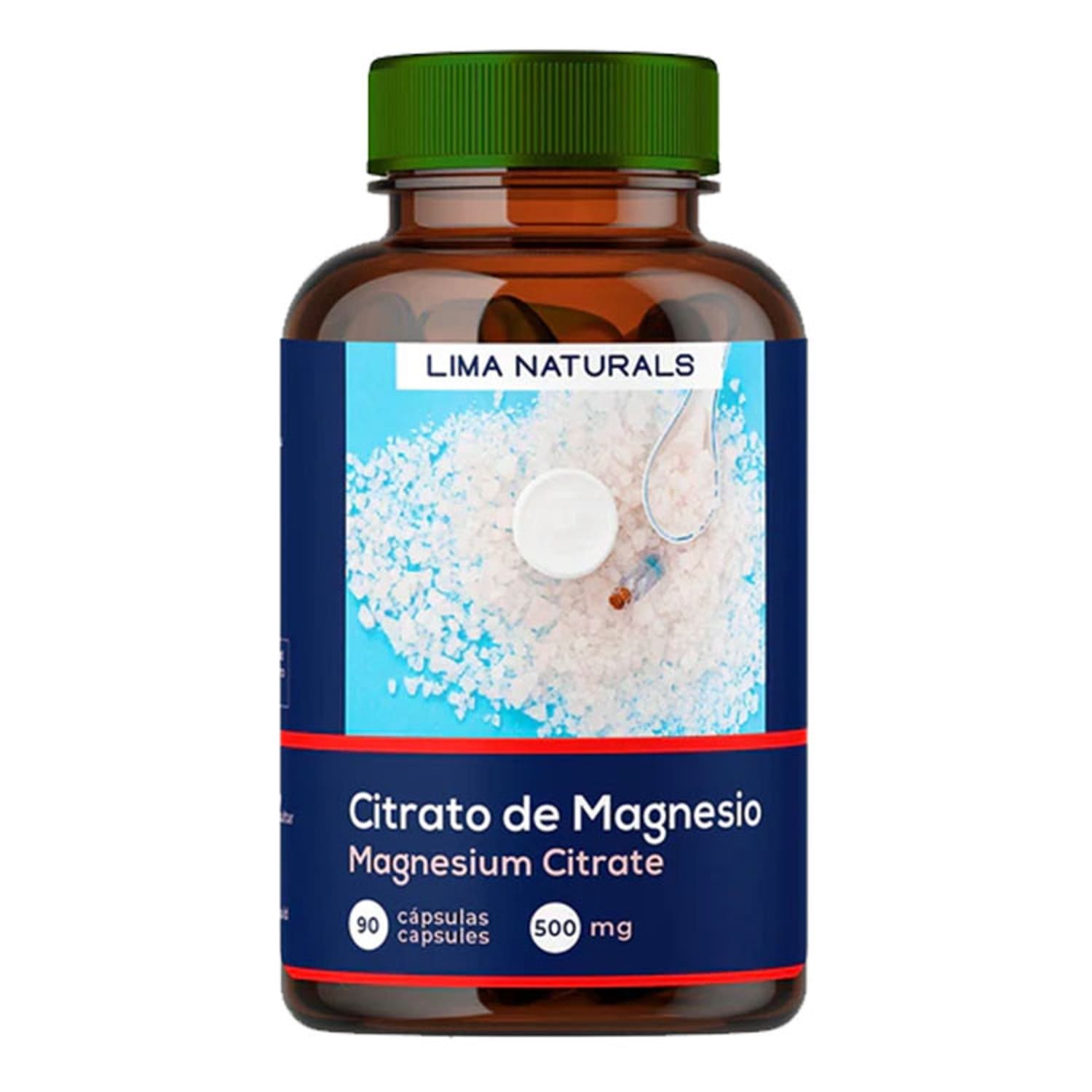 Citrato de Magnesio 500mg Lima Naturals Cápsulas