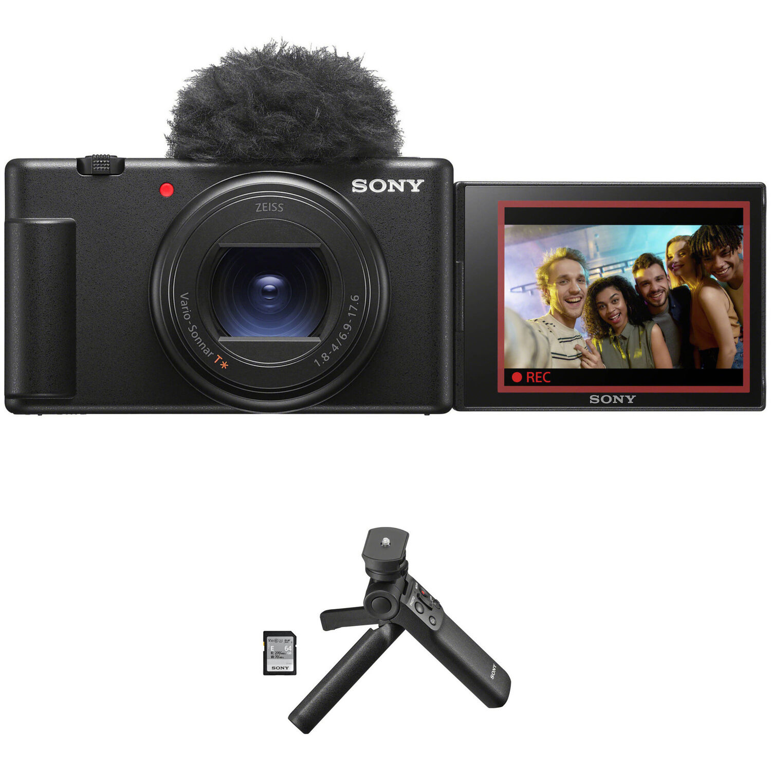 Cámara Digital Sony Zv 1 Ii con Kit de Accesorios para Vloggers Negro