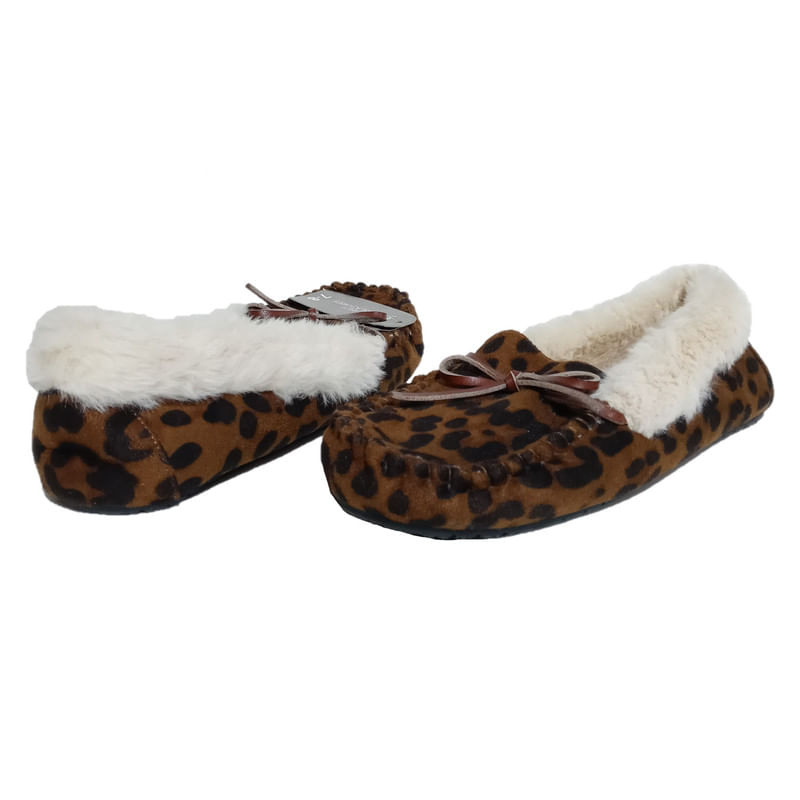 Zapatos Flat Mocasines Memory Foam Leopardo Mujer Talla 38-39 Secret Treasures